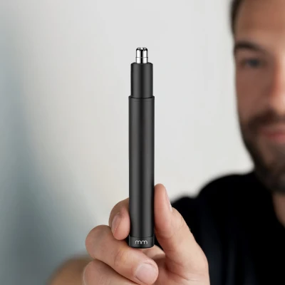 Afbeelding van MikaMax Mini Nose Hair Trimmer Compacte Neus en Oorhaartjes Oplaadbaar Ergonomisch Ontwerp Ideaal voor Reizen