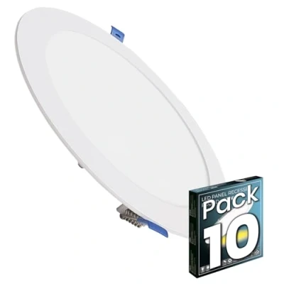 Afbeelding van led ATOMANT Set van 10 extra platte spots, rond, 220 mm, 2100 lumen, neutrale lichtkleur (4500 K), standaard snit 200 inclusief driver