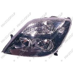 Afbeelding van PRASCO RN0314914 Koplampen Links H1, H7 Zwart Wit Met knipperlamp voor rechtsrijdend verkeer Zonder elektro motor afregelmotor LWR