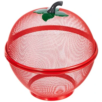 Afbeelding van Excelsa Apple Fruitmand van staal, 26,5 x 27 cm, rood