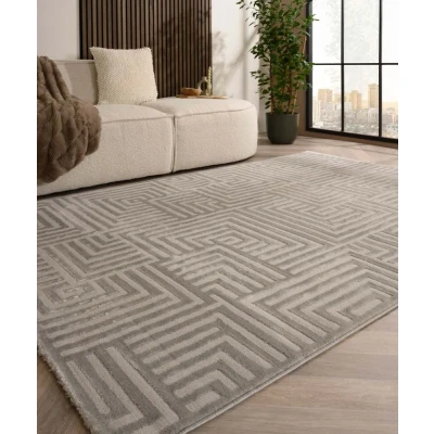 Afbeelding van Scadinavisch Vloerkleed Serene Voss Zilver 280x370 Cm