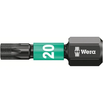 Afbeelding van Wera 1/4&quot; torx impaktor diamant bit t20 x 25mm