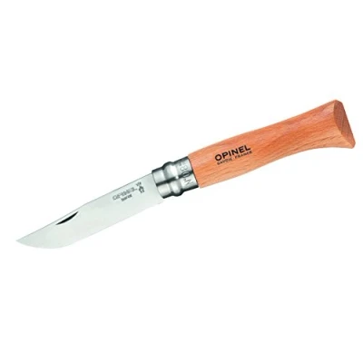 Afbeelding van Opinel 123080 INOX mes voor volwassenen, naturel, nr. 8, hardhout, bruin