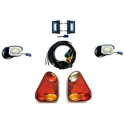 Afbeelding van MelTruck® Bajonetverlichting set voor achterlichten met 13 polige kabel 7 m