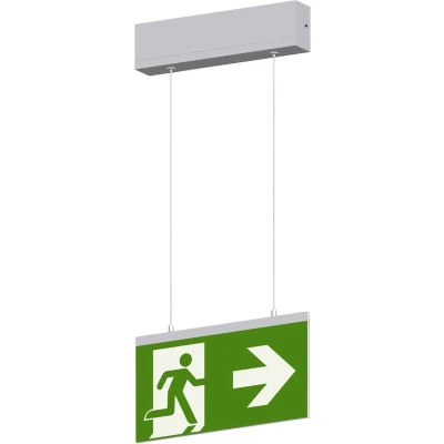 Afbeelding van Beltrona M19002 LED vluchtwegverlichting Plafondopbouwmontage Rechts, Links, Naar boven, beneden