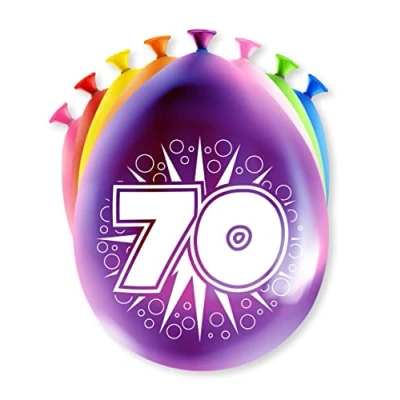 Afbeelding van Happy party balloons 70 years