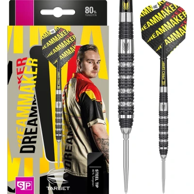Afbeelding van Target Dimitri van den Bergh SP 80% Dartpijlen 22 Gram