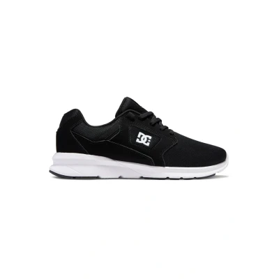 Afbeelding van DC Shoes Skyline Leicht Sneakers laag, Heren, Maat: 38, Black/white Leer en textiel