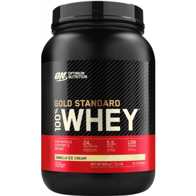Afbeelding van Optimum Nutrition 100% Whey Gold Standard 908gr Vanille