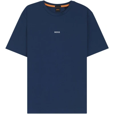 Afbeelding van BOSS Tchup Tshirt basic, Heren, Maat: Medium, Open blue
