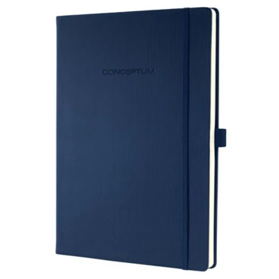 Afbeelding van Sigel notitieboek Conceptum Pure A4 donkerblauw hardcover 194 pagina&#039;s 80 grams lijn SI CO647
