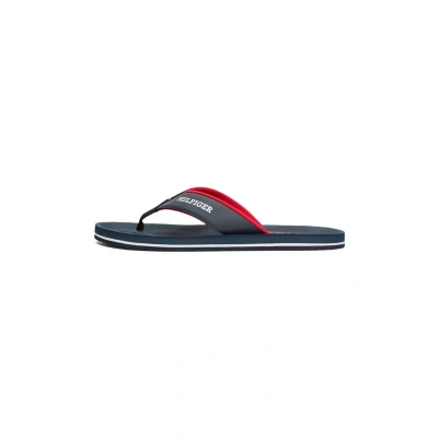 Afbeelding van Tommy Hilfiger Padded Comfort Teensandalen, Heren, Maat: 40, Desert sky Imitatieleer/ textiel