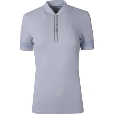 Afbeelding van Pikeur Shirt Selection met Rits Pastelblauw 40