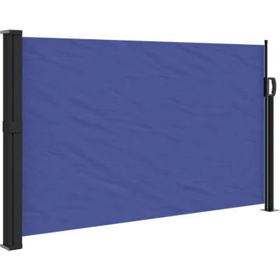Afbeelding van Windscherm uittrekbaar 120x300 cm blauw