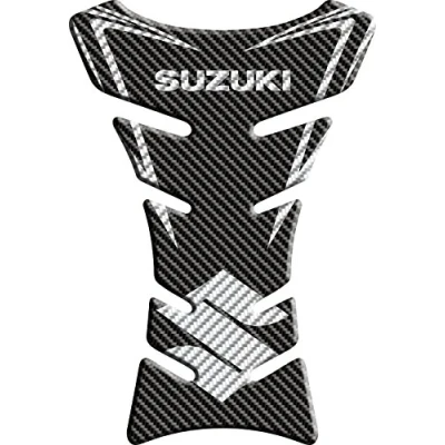 Afbeelding van Tankpad van kunsthars, 3D effect, compatibel met Suzuki Carbon