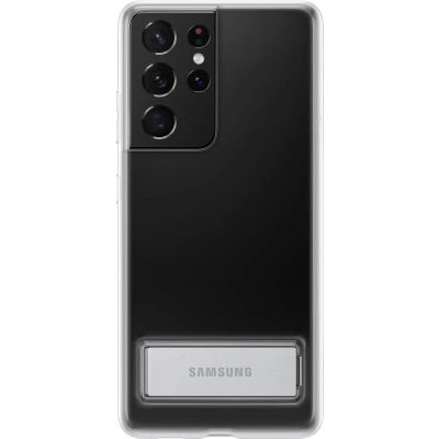 Afbeelding van Samsung Clear Standing Hoesje S21 Ultra Transparant