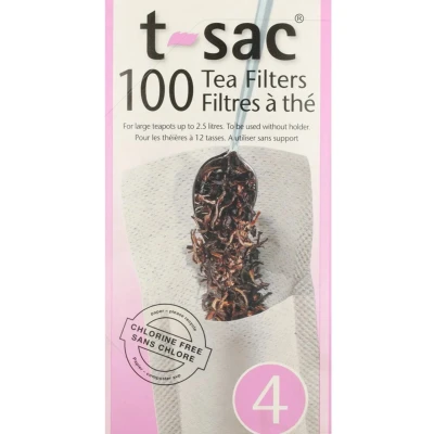 Afbeelding van T sac Theefilters No. 4 100 stuks