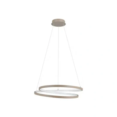 Afbeelding van EGLO Ruotale Hanglamp LED Ø 55 cm Zandkleur/Beige/Wit