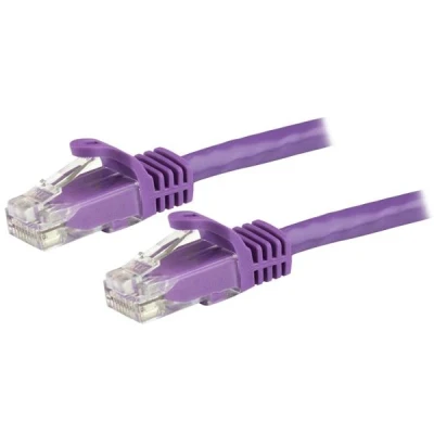 Afbeelding van StarTech 0.5m Purple Snagless Cat6 Patch Cable