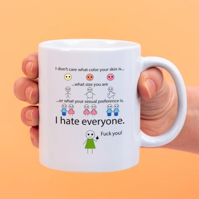 Afbeelding van Mok I hate everyone