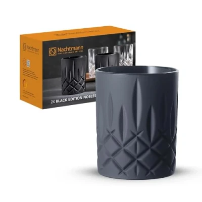 Afbeelding van Whiskygläser Noblesse Black Edition 295 ml Set van 2