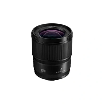 Image de Objectif hybride Panasonic Lumix S 18mm f/1.8 noir