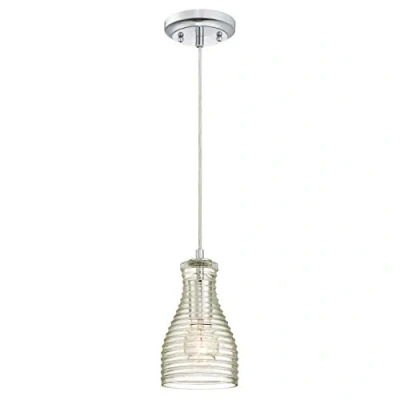 Afbeelding van Westinghouse hanglamp 6329240, gegolfd glas