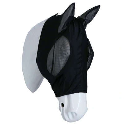Afbeelding van Harry&#039;s Horse Vliegenmasker SkinFit met Oren Zwart XS