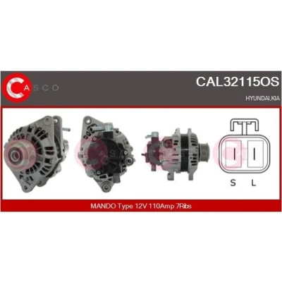 Afbeelding van CASCO CAL15134AS Dynamo / Alternator 12V 120A