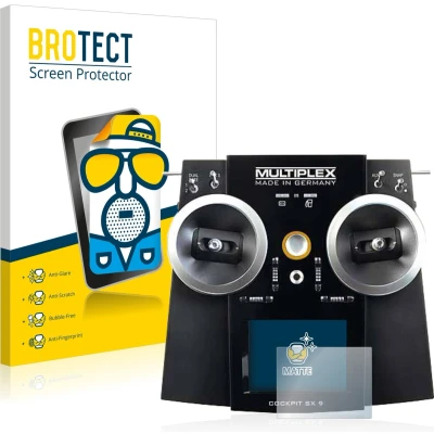 Afbeelding van BROTECT Screenprotector voor Multiplex Cockpit SX9 Folie Beschermfolie matte (2 Stuks)