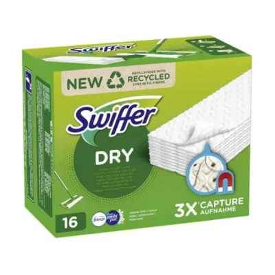 Afbeelding van 2e halve prijs: Swiffer Vloerreiniger Droge Doekjes Navullingen 16 stuks