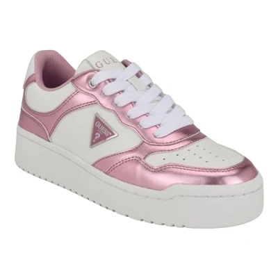 Afbeelding van GUESS Miram Sneakers voor dames, Wit Roze 143