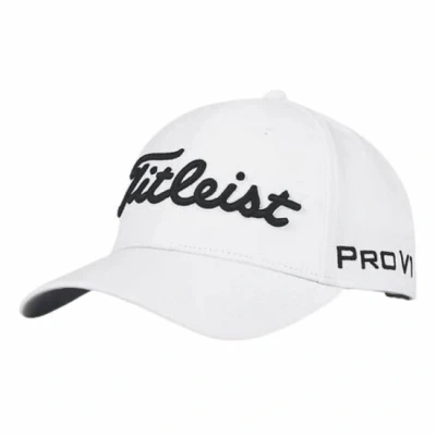 Afbeelding van Titleist Tour Performance Cap Wit Zwart 2025