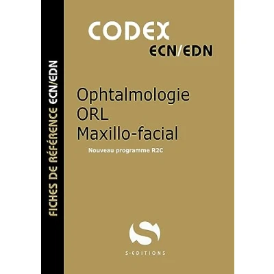 Image de Codex Ophtalmalgie ORL Maxillo facial