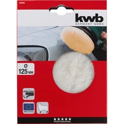 Afbeelding van KWB Polijstvacht, Zelfhechtend 125mm