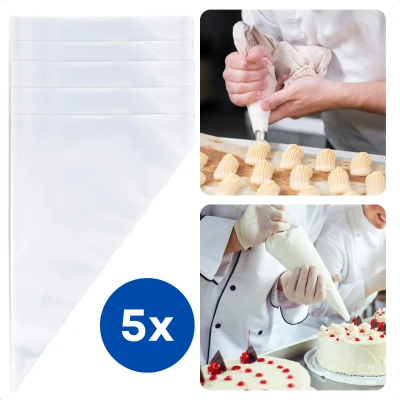 Afbeelding van Cheqo® Wegwerp Spuitzakken 40 cm Spuitzak Garneerspuit Set 5 Stuks