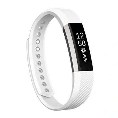 Afbeelding van Fitbit Alta siliconen bandje, Maat: Large, Lengte: 22CM Wit