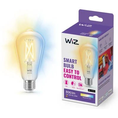 Afbeelding van WiZ Filament doorzichtig ST64 E27