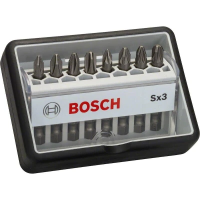 Afbeelding van Bosch Accessories Robust Line 2607002558 Bitset 8 delig Kruiskop Phillips, Pozidriv