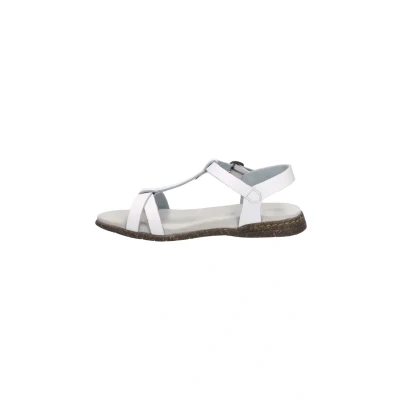 Afbeelding van Josef Seibel Fabricia 01 Sandalen, Dames, Maat: 44, Weiss Leer