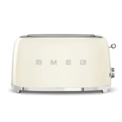 Afbeelding van Smeg Tsf02creu Broodrooster 2 Sleuven 4 Sneden Crème