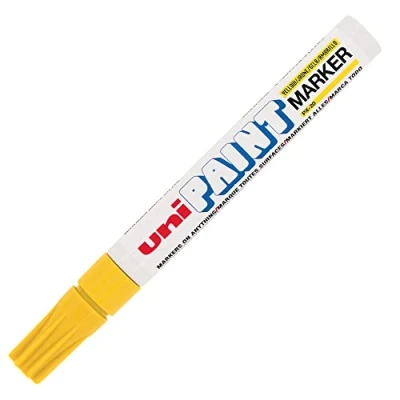 Afbeelding van Permanente markeerstift Uni Ball PX 20 Geel 2,8 mm (12 Stuks)