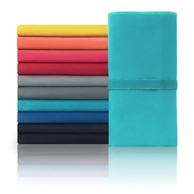 Afbeelding van Blumtal Sporthanddoek microvezel: 180 x 90cm 80 40cm, lichtgroen, set