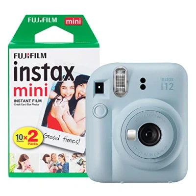 Afbeelding van Fujifilm instax Mini 12 instant camera met 20 folies, pastelblauw