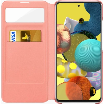 Afbeelding van Samsung S View Wallet Hoesje A51 5G Wit