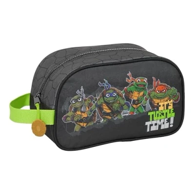 Afbeelding van Reistasje Teenage Mutant Ninja Turtles Zwart Grijs 26 x 15 12 cm