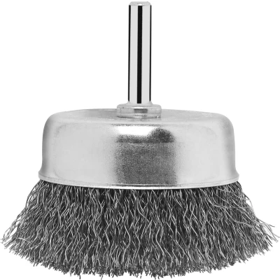 Afbeelding van Bosch Accessories 2607017123 Stalen draadbuste pan 75 mm/6 mm Schacht Ø 6 1 stuk(s)