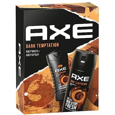 Afbeelding van Axe Dark Temptation Geschenkset Cadeau Douchegel 250 ml. + Deodorant 150
