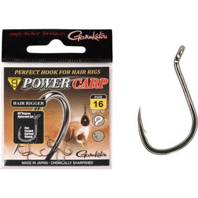 Afbeelding van Gamakatsu G Power Carp Hair Rigger Barbed (10 pcs) Maat : 16