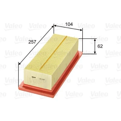 Afbeelding van Valeo Luchtfilter 585168